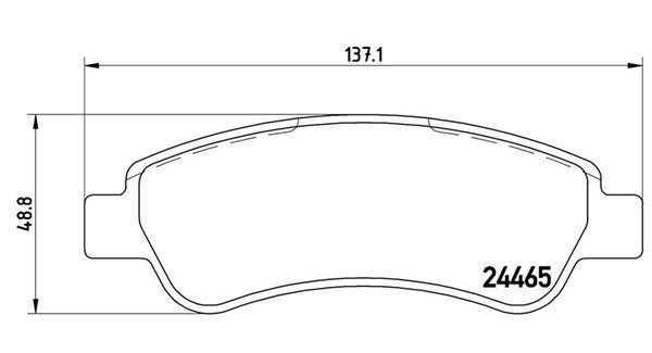 MAGNETI MARELLI Комплект тормозных колодок, дисковый тормоз 363700461091